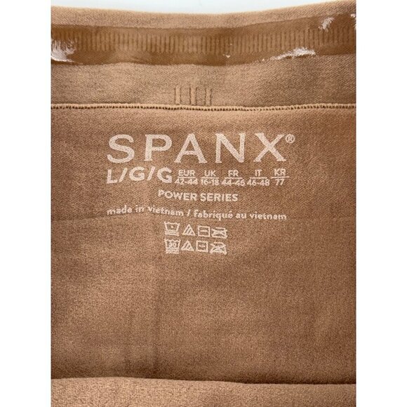 Spanx NWOT Higher Power Panties LRG Cafe Au Lait Shapewear Seamless #2746 - Picture 3 of 7